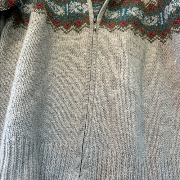 Vintage Evan Picone Angora Blend Zipper Cardigan / Jacket Sweater / xlarge - Picture 5 of 11